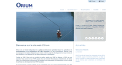 Desktop Screenshot of orium.fr