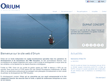 Tablet Screenshot of orium.fr